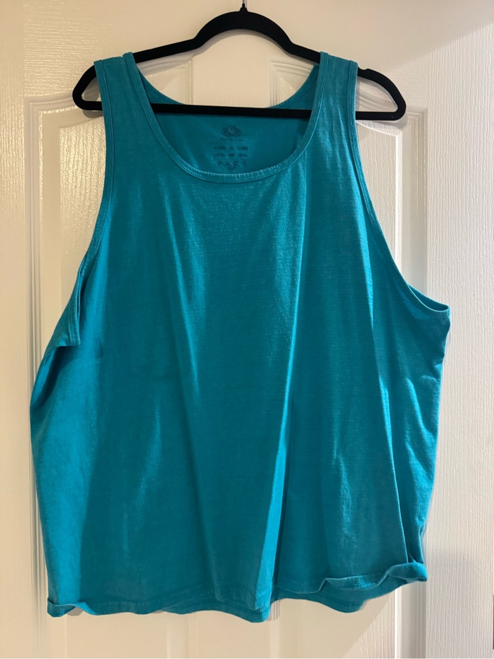 Men’s Sleeveless Tank Tops- Teal Blue, Blue and black graphic tee. Set of 3.